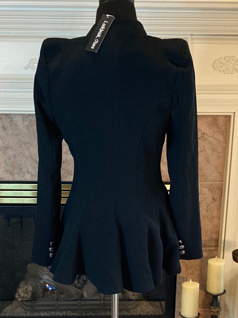 NWT LOOKBOOK STORE Blazer Black Size 4 - Picture 5 of 7